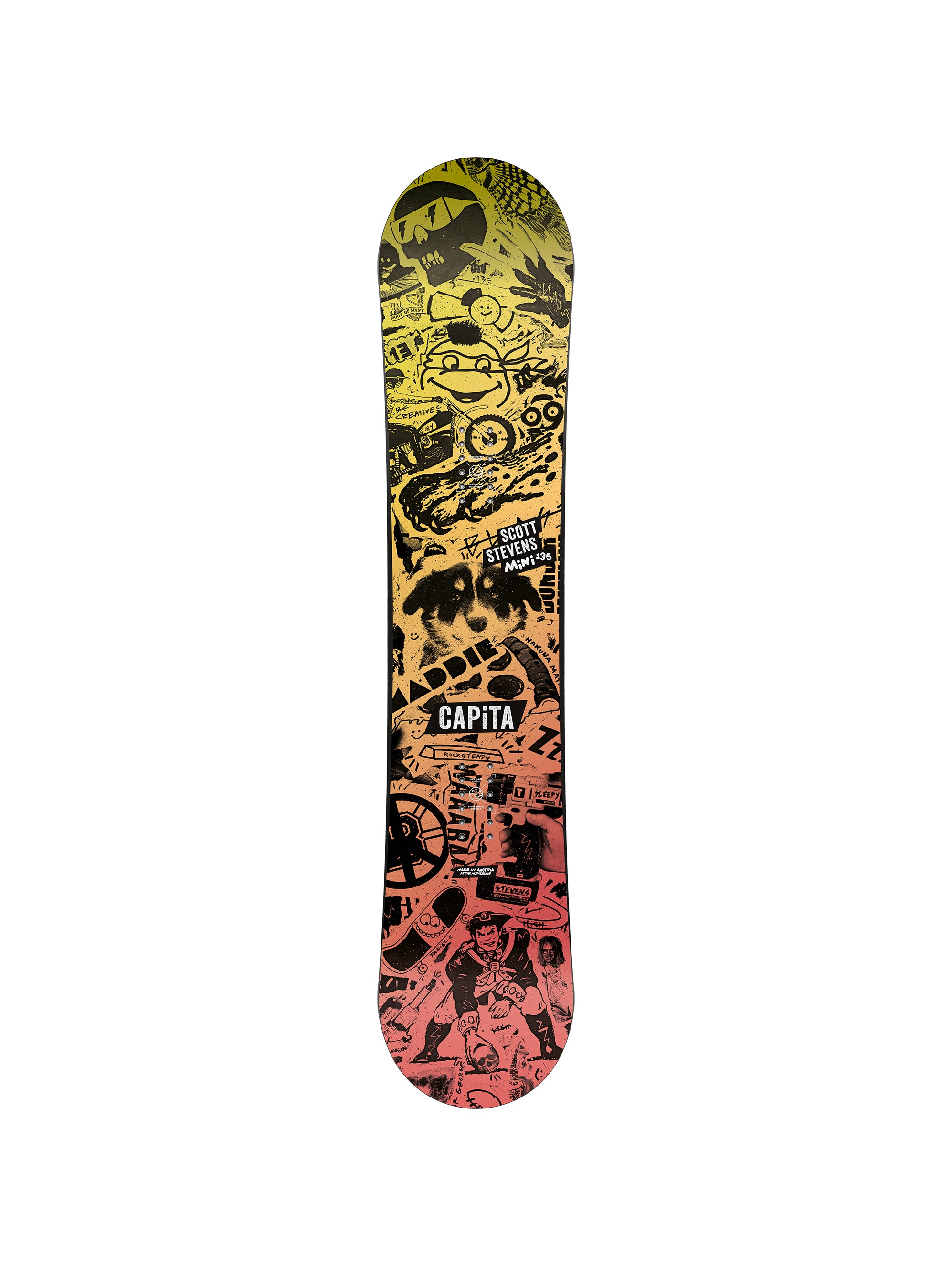 2025 Capita Scott Stevens Mini Snowboard - 135 – Civil