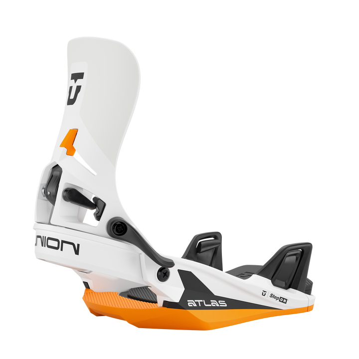 2025 Union Atlas Step-On Binding - White / Orange