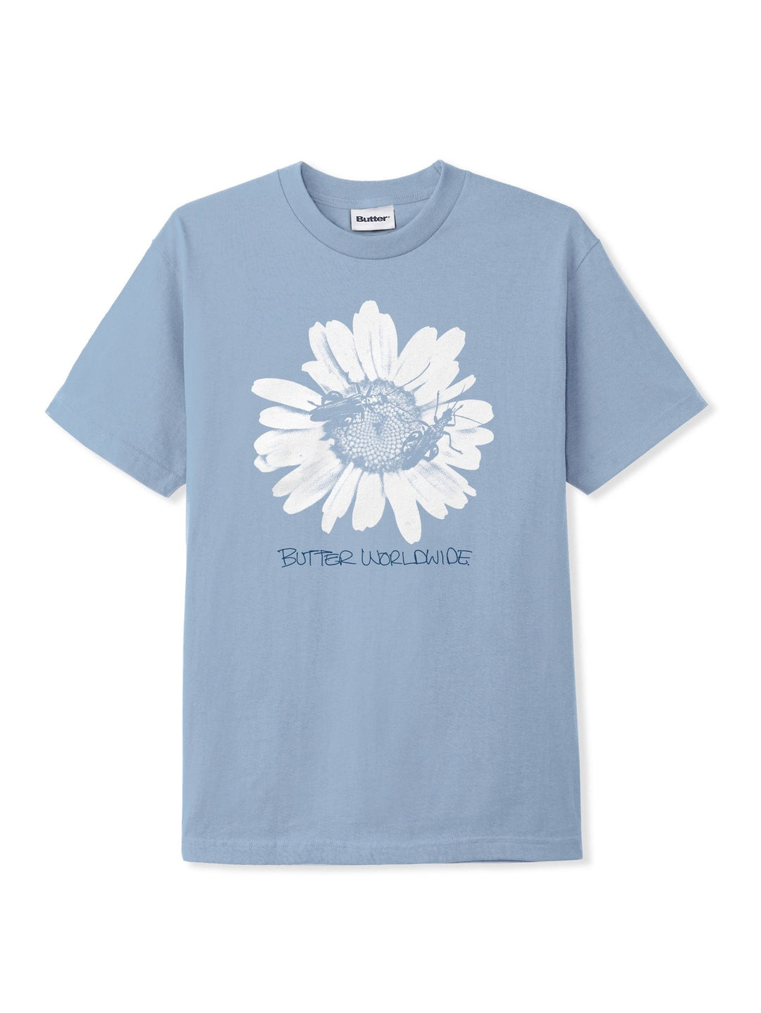 Butter Sunflower Tee - Lake Blue