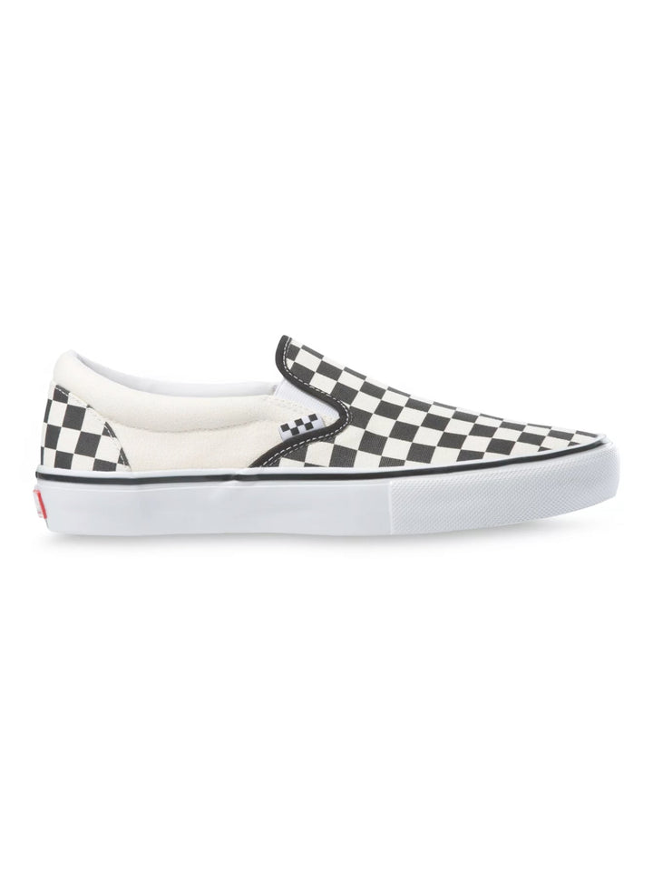 Vans Checkerboard Skate Slip On - Black / White