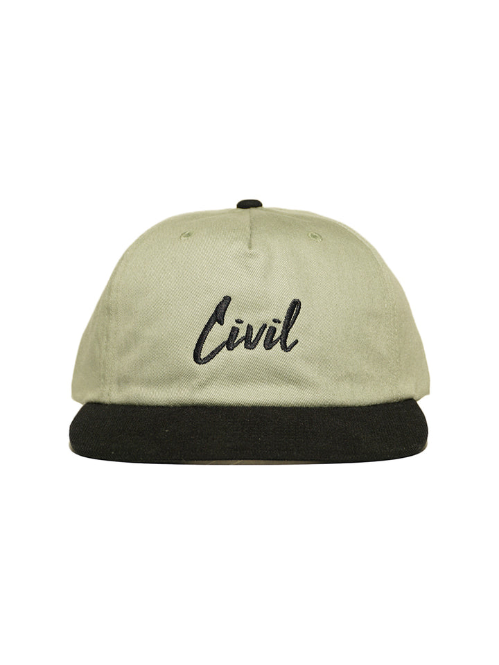 Civil Script 6 Panel Premium - Mist Green / Black