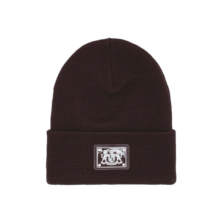 FA Metal Crest Patch Beanie - Black