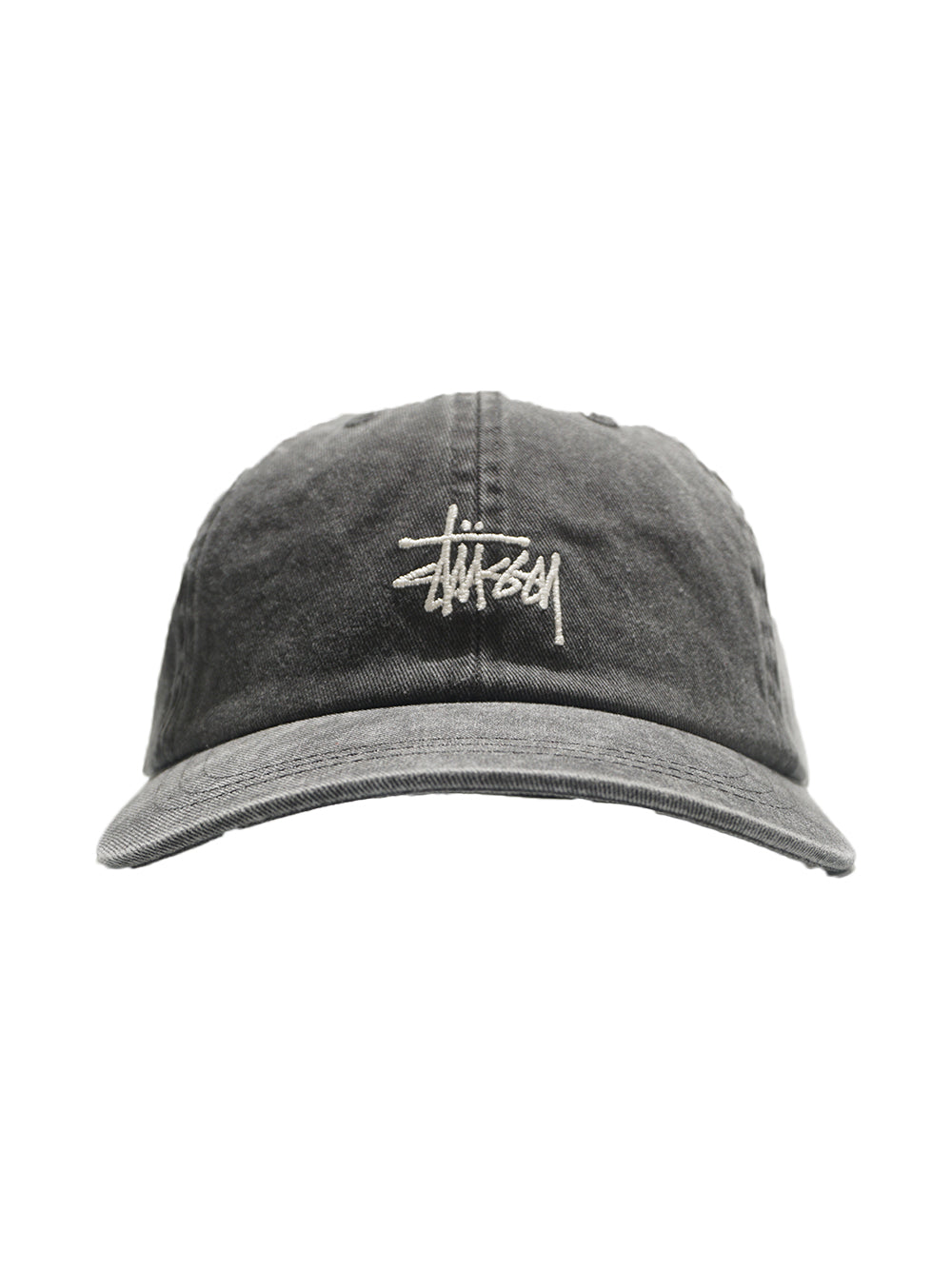 Stussy Washed Low Pro Cap - Charcoal