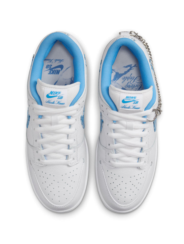 Nike SB Dunk Low Pro - White / University Blue (Nicole Hause)