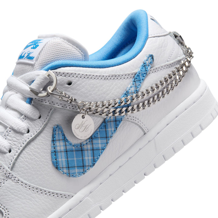 Nike SB Dunk Low Pro - White / University Blue (Nicole Hause)