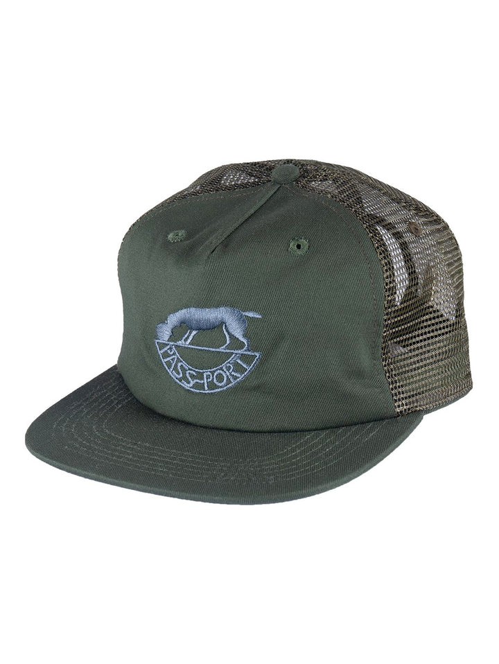 Pass-Port Fretworks Workers Trucker - Elm