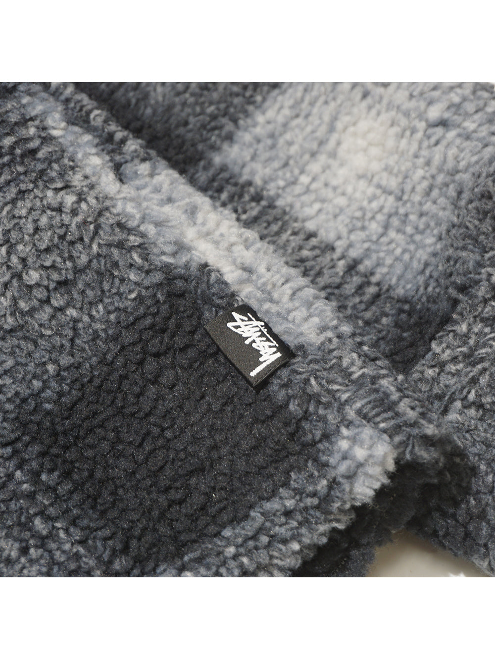 Stussy Zip Sherpa Shadow Plaid - Black – Civil