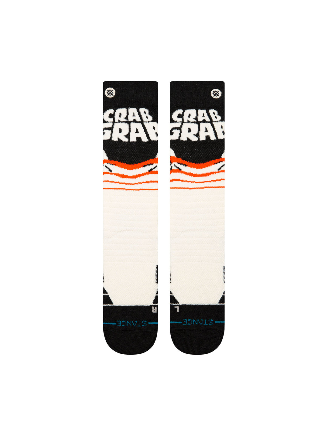 Stance Crab Grab Medium Poly Snow OTC Sock - Cream