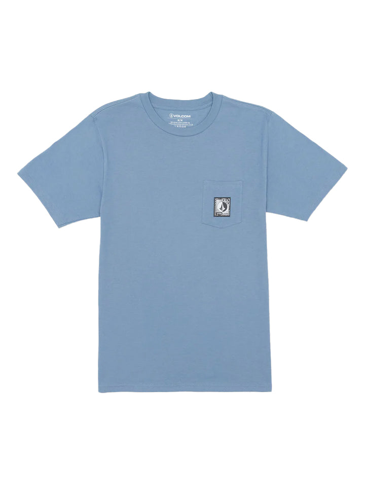 Volcom Fracking Pocket Label Tee - Blueberry