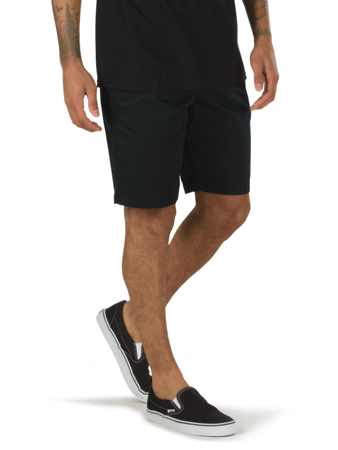 vans slip on with shorts